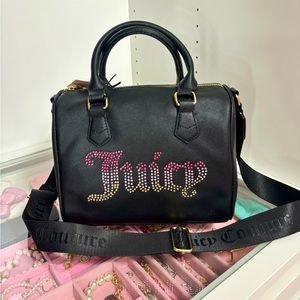 Juicy Couture Liquorice Be Classic II black satchel bag